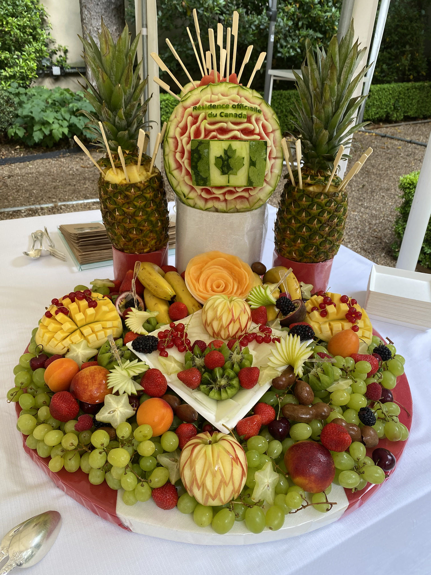 Sculpture fruits et légumes - 