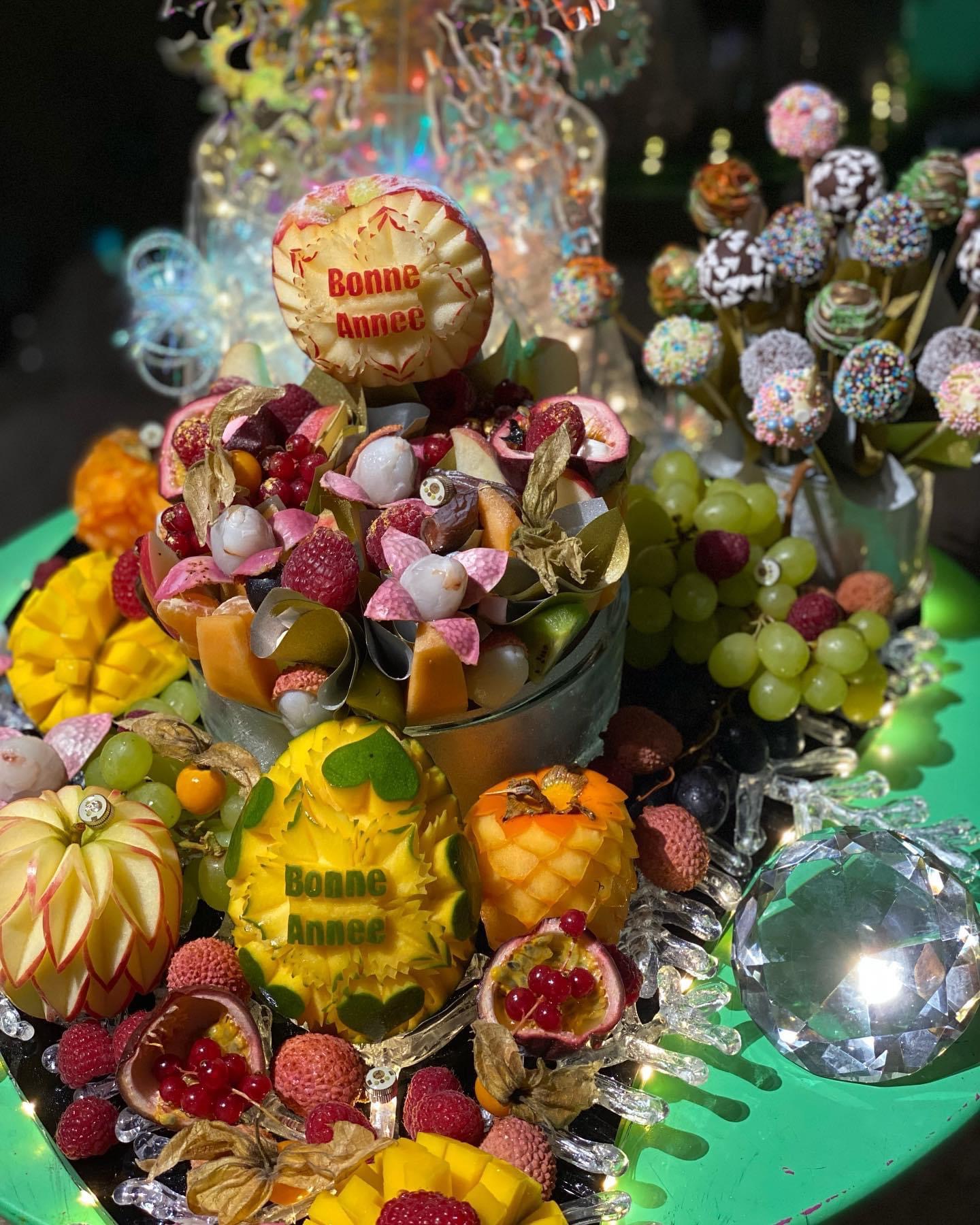 Sculpture fruits et légumes - 