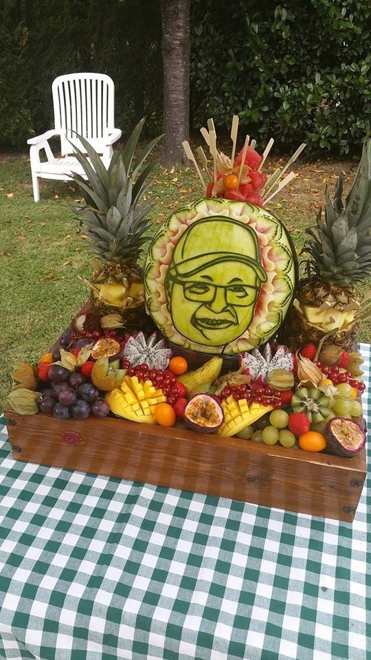 Sculpture fruits et légumes - Anniversaire