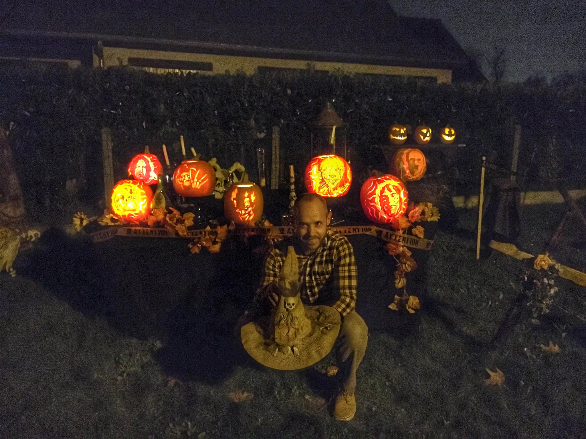 Sculpture fruits et légumes - Halloween