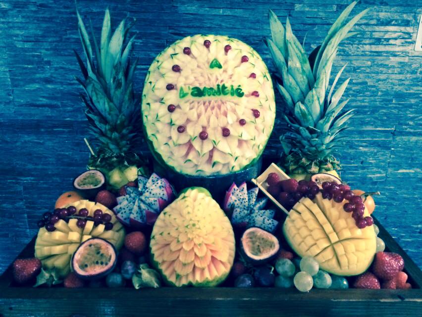 Sculpture fruits et légumes - 