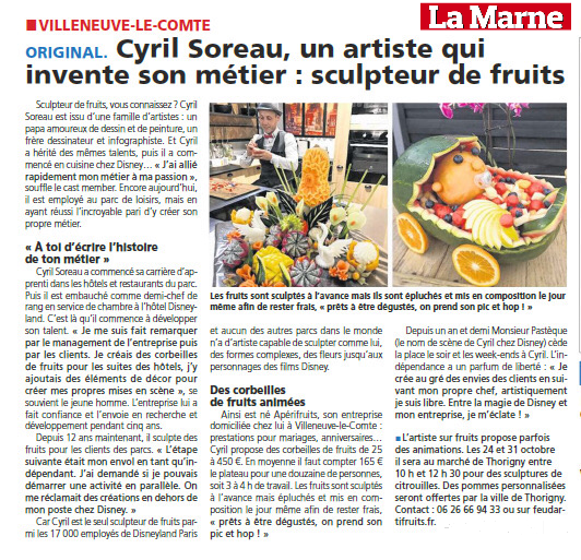 Sculpture fruits et légumes - 