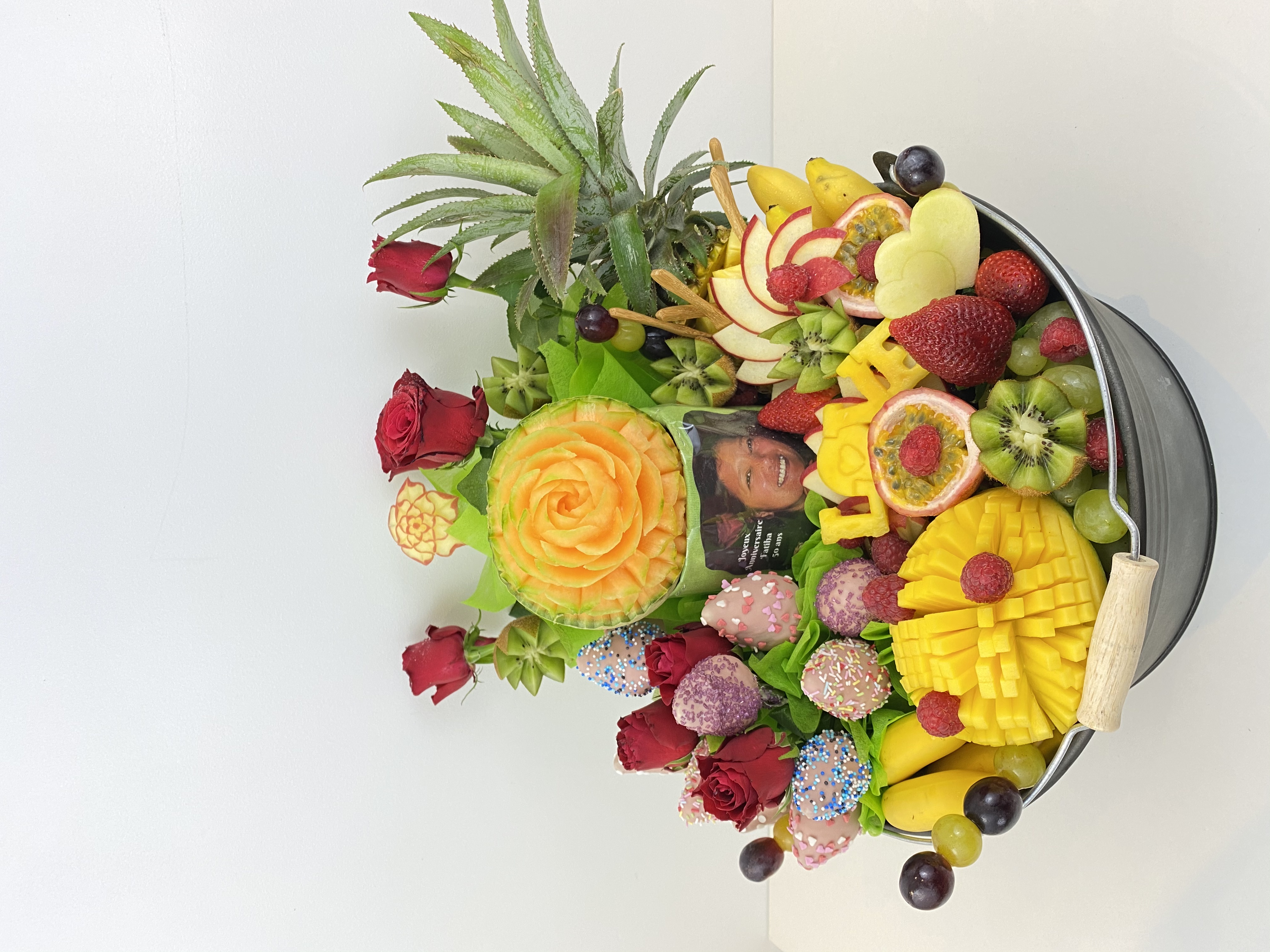 Sculpture fruits et légumes - Anniversaire