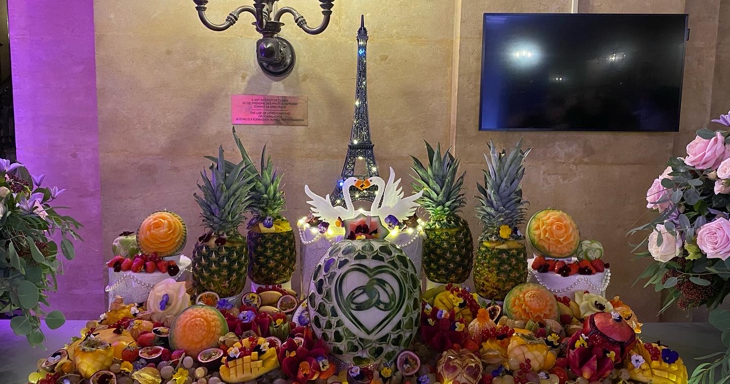 Sculpture fruits et légumes - 