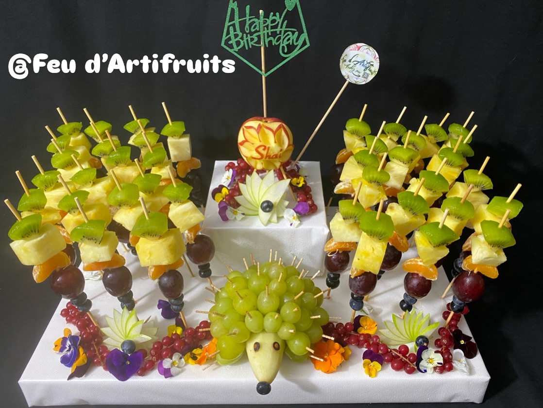 Sculpture fruits et légumes - 