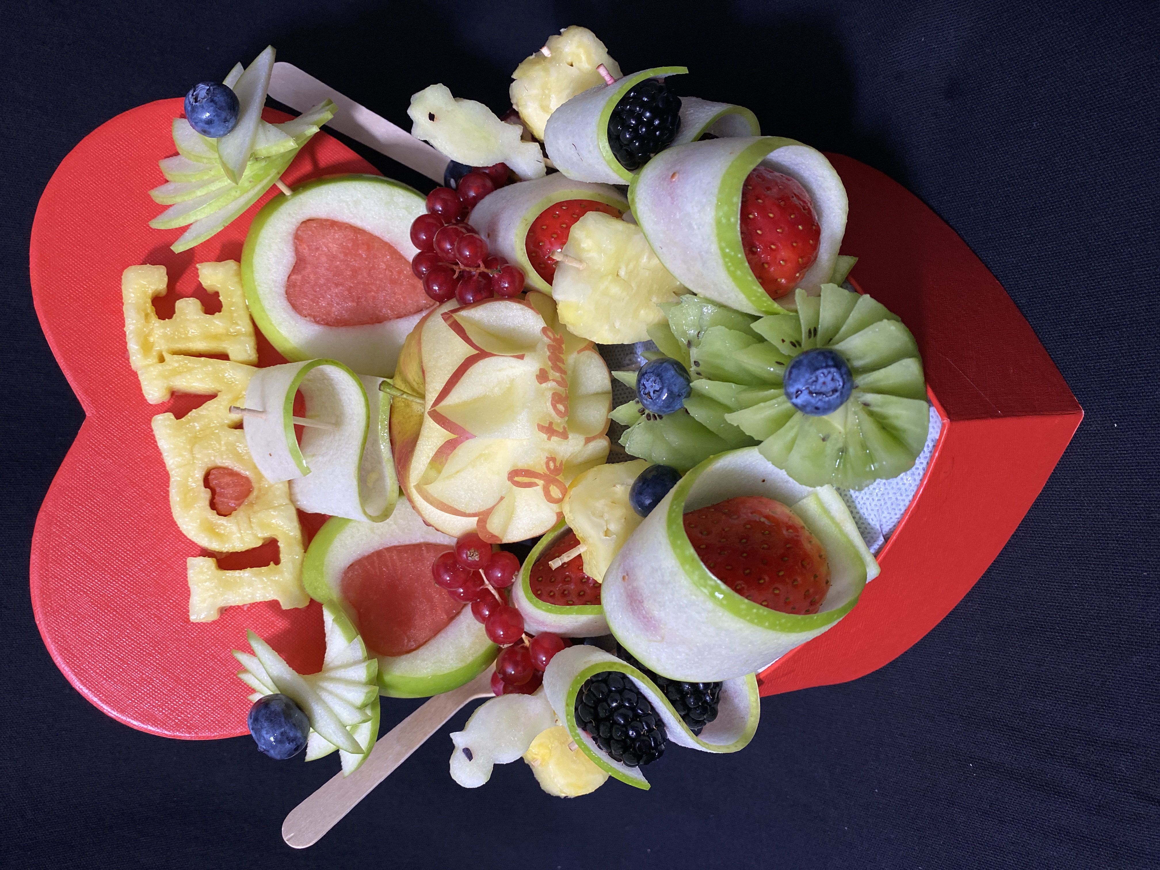 Sculpture fruits et légumes - 