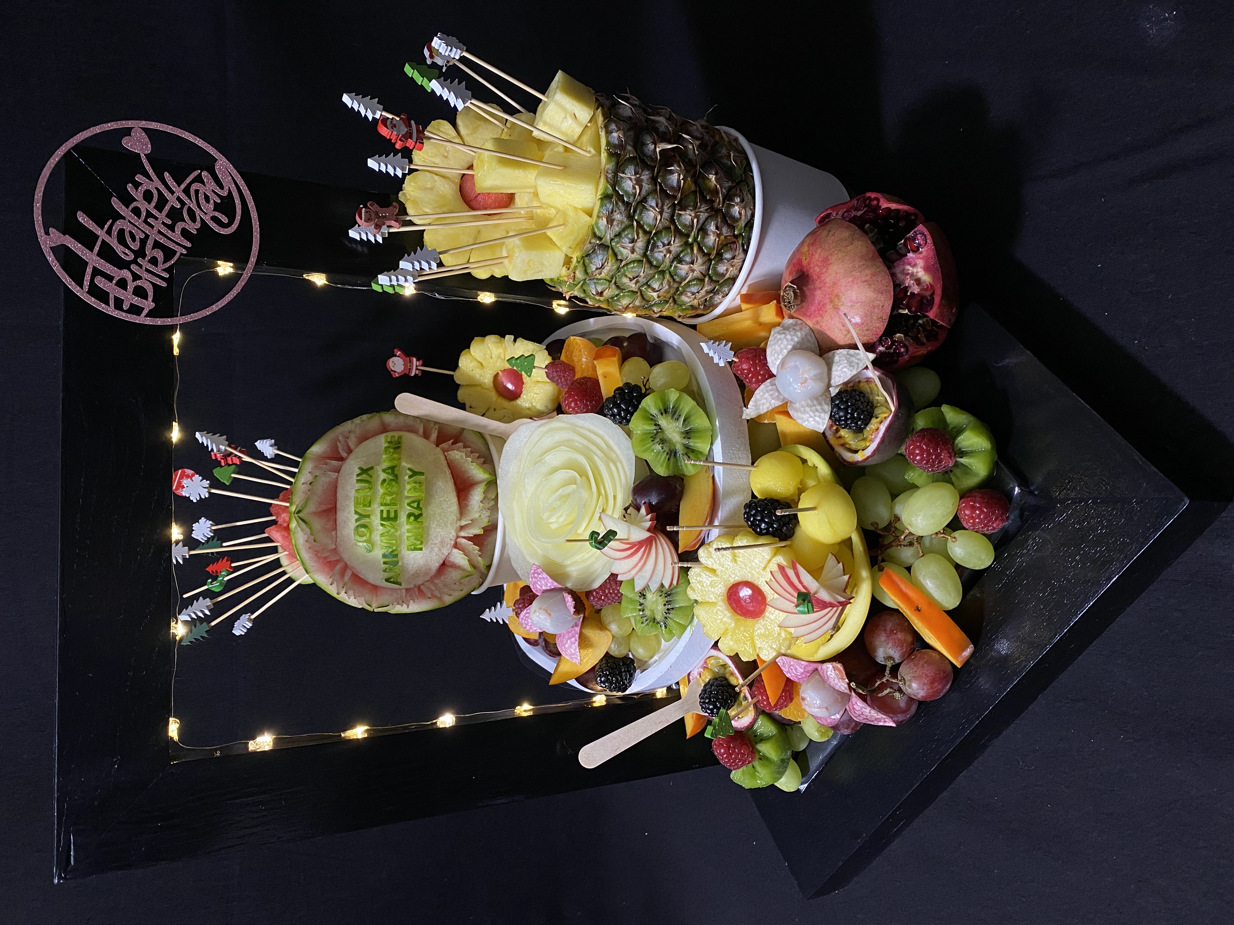 Sculpture fruits et légumes - 