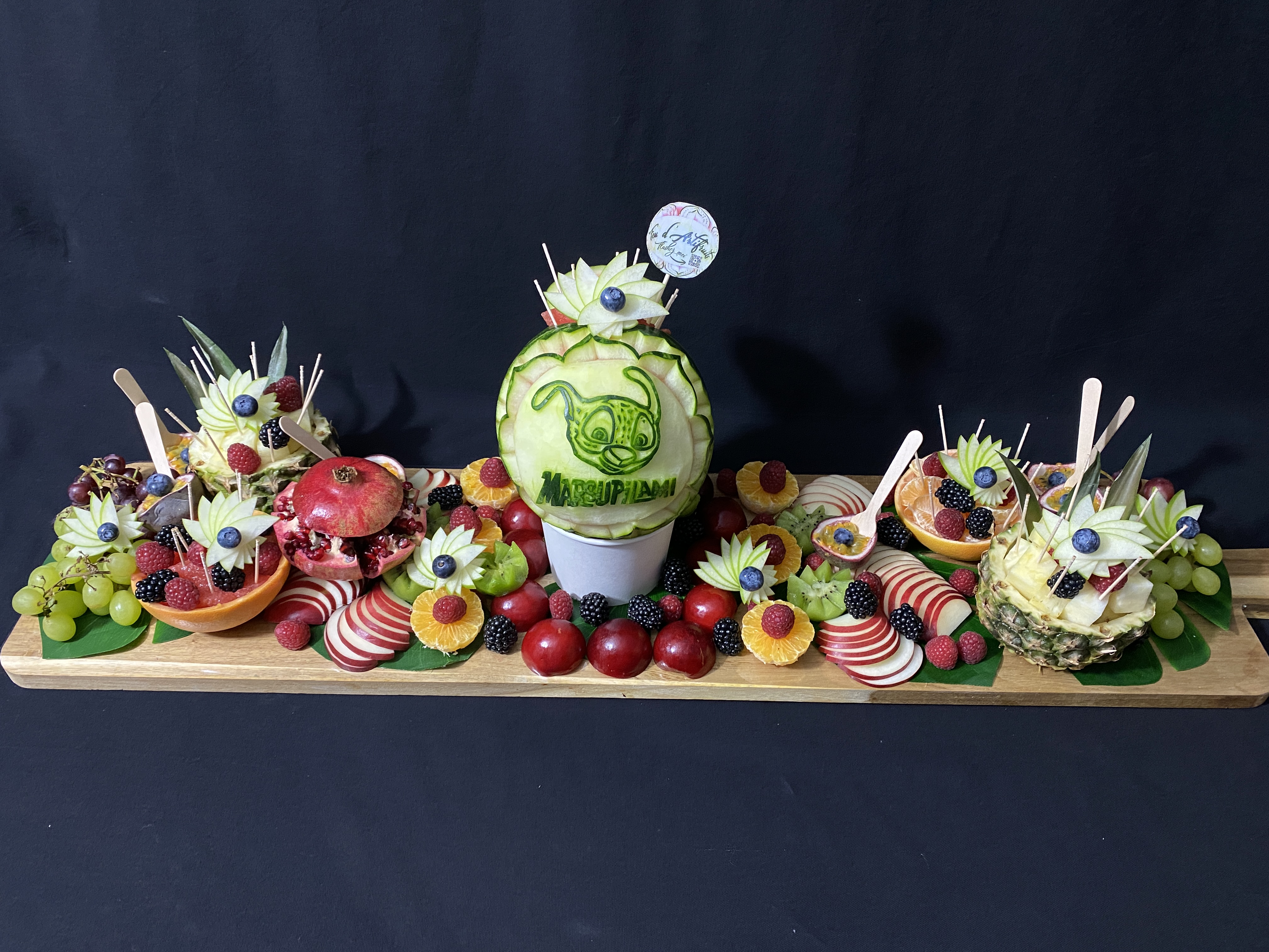 Sculpture fruits et légumes - 