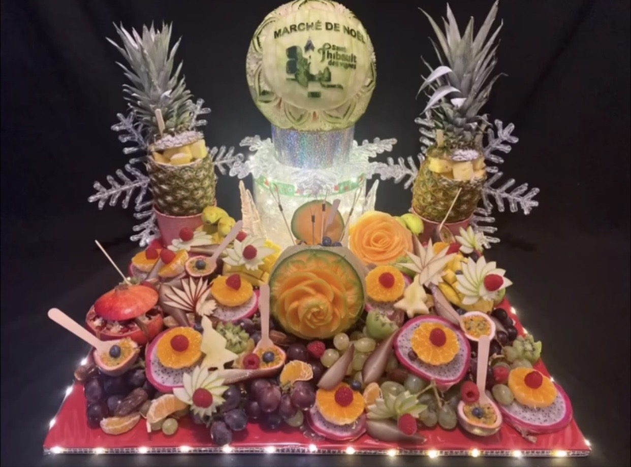 Sculpture fruits et légumes - 