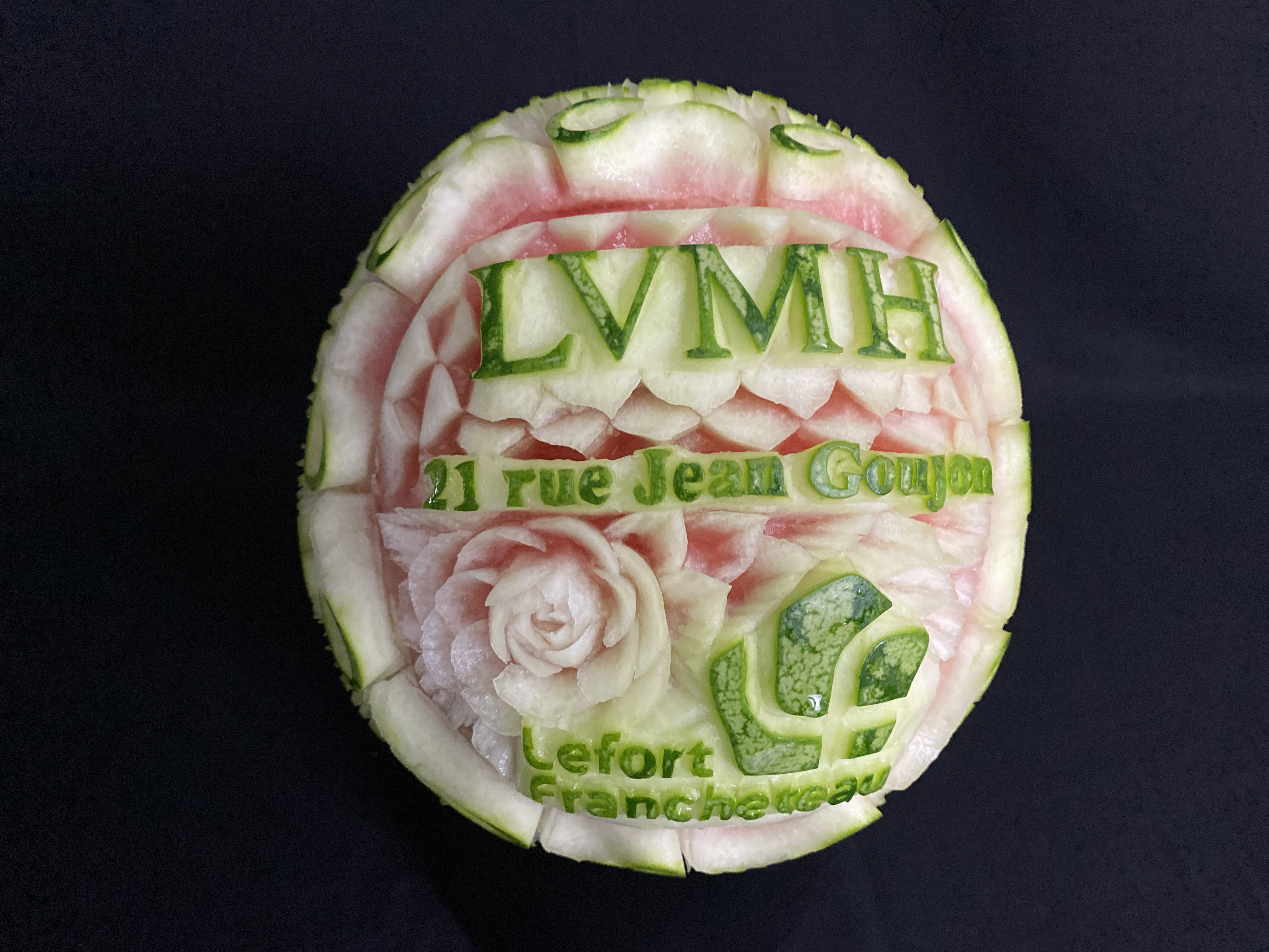 Sculpture fruits et légumes - 