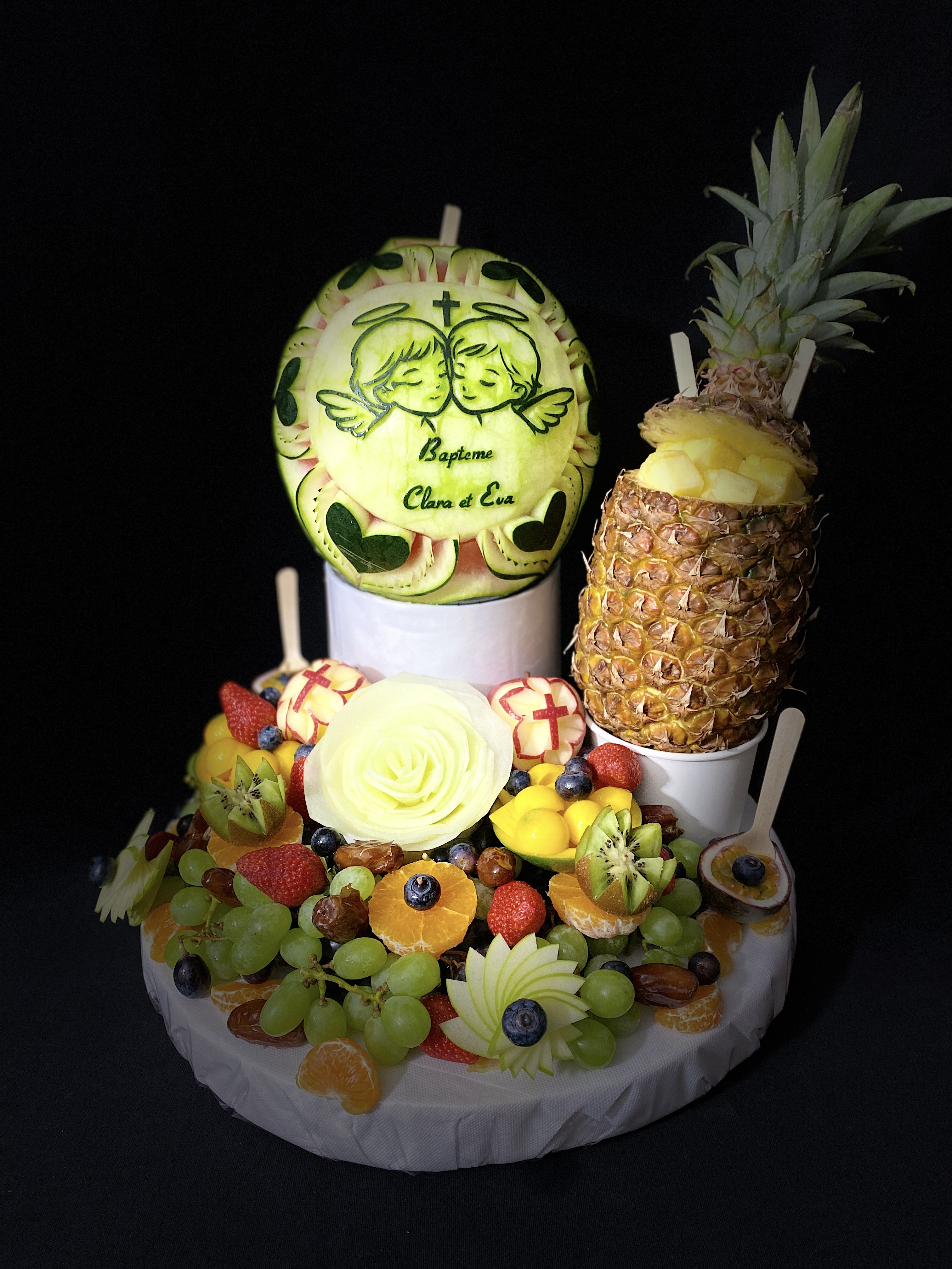 Sculpture fruits et légumes - 