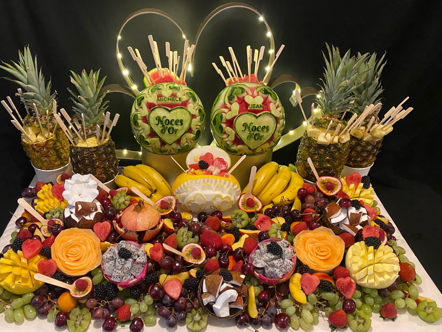 Sculpture fruits et légumes - 