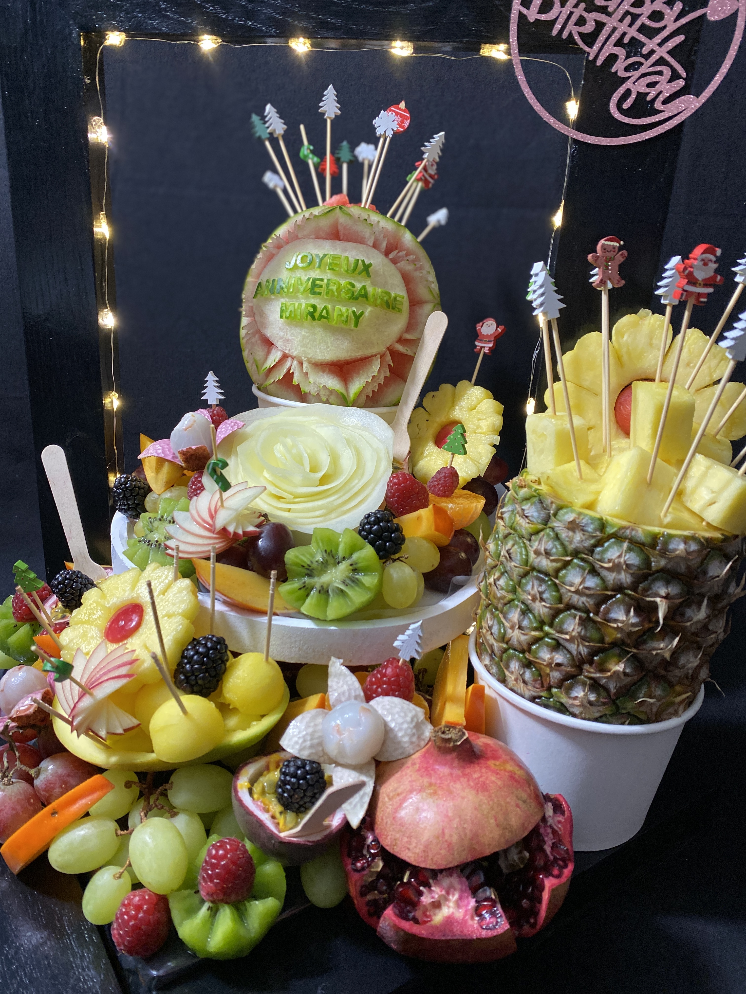 Sculpture fruits et légumes - 