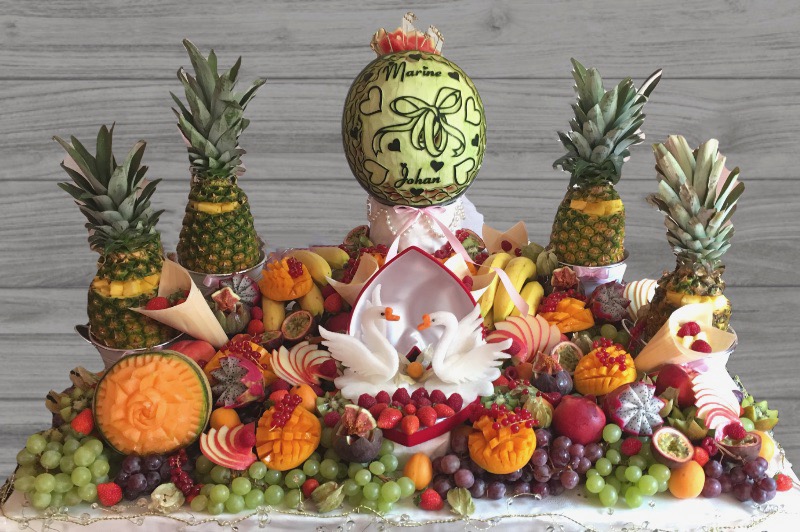 Sculpture fruits et légumes - Mariage