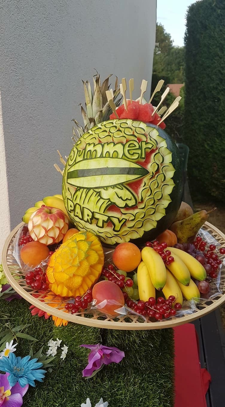 Sculpture fruits et légumes - Photos diverses