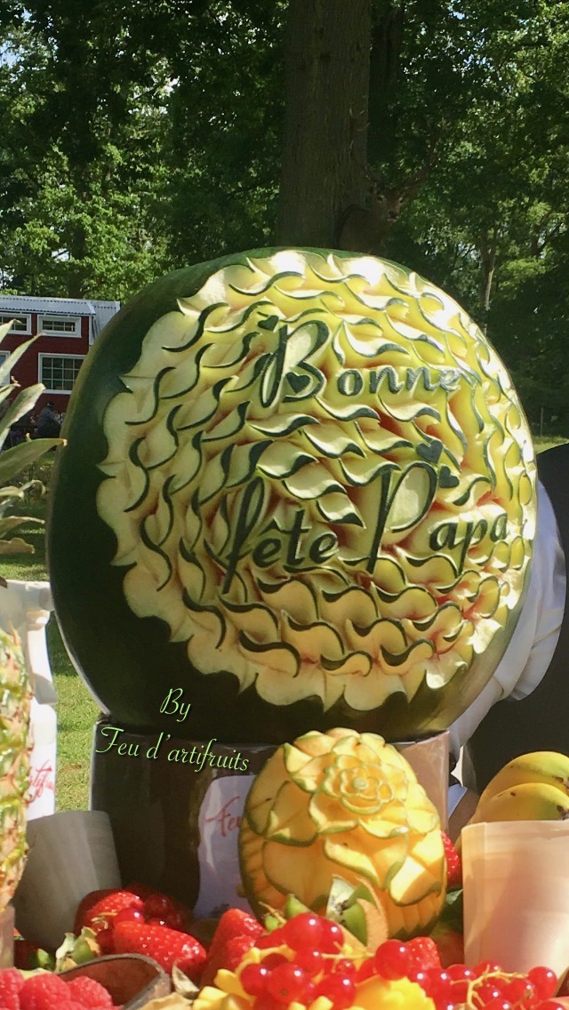 Sculpture fruits et légumes - Photos diverses