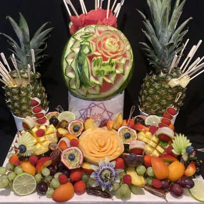 Boutique sculpture fruits et légumes : 185.00