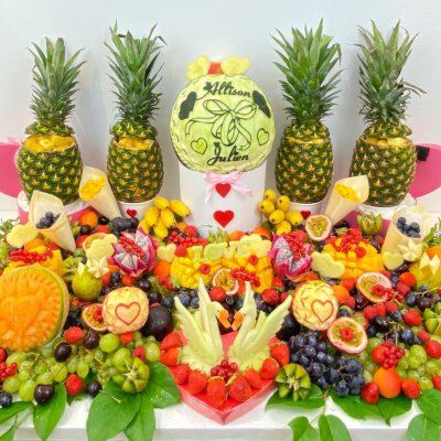 Boutique sculpture fruits et légumes : 390.00