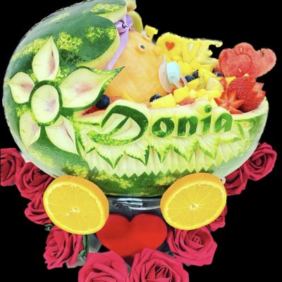Boutique sculpture fruits et légumes : 110.00