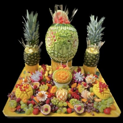 Boutique sculpture fruits et légumes : -290.00