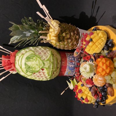 Boutique sculpture fruits et légumes : 150.00