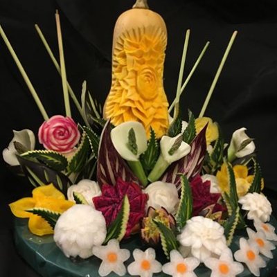 Boutique sculpture fruits et légumes : 155.00